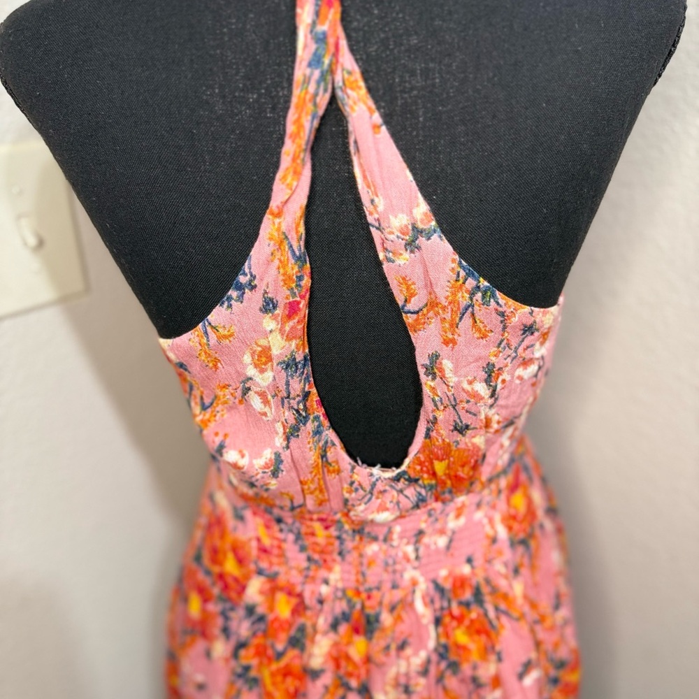 Free People Valentines Washed Ashore Floral Mini Dress- Size XS - Picture 9 of 11